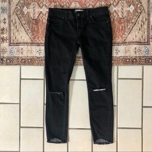 EUC Free People Crop Skinny Jean